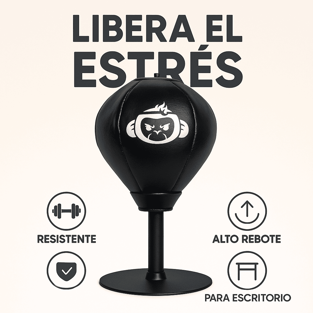 Pera de boxeo para escritorio