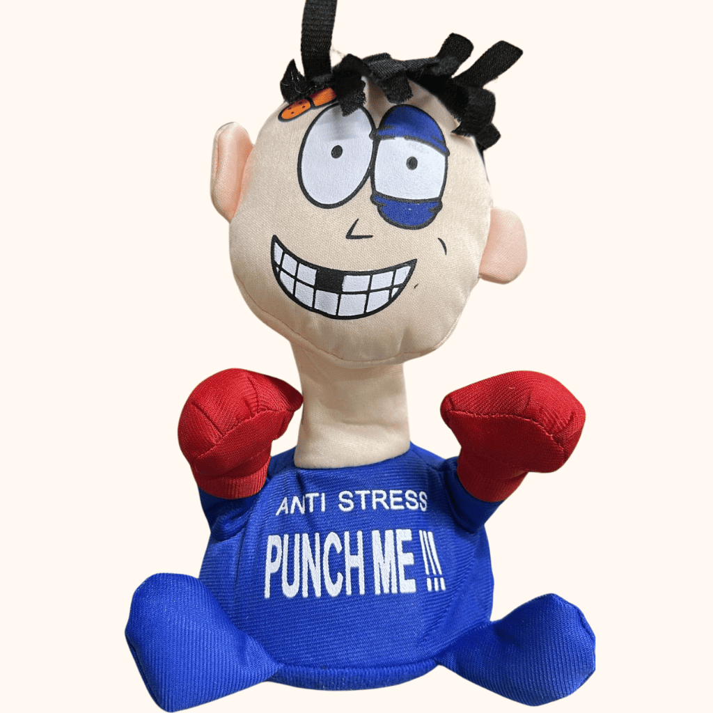 Pera de boxeo para escritorio
